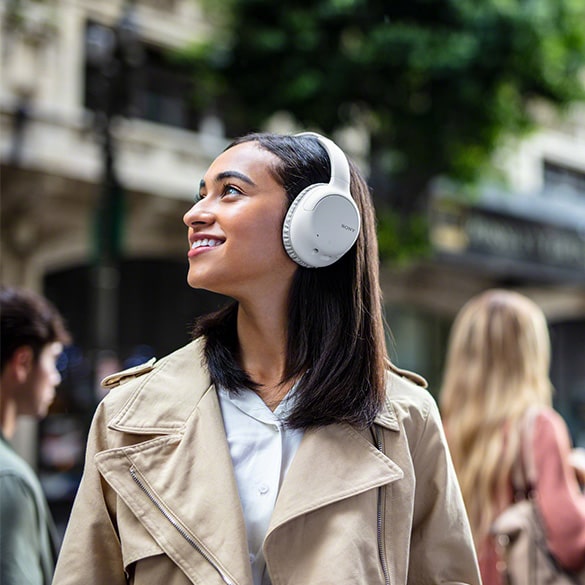 Over-Ear Headphones - Cut yourself off from the world for a while with Over-Ear Headphones. These headphones fall completely over your ears, cutting off ambient noise almost completely, so you can enjoy your favourite music even more.