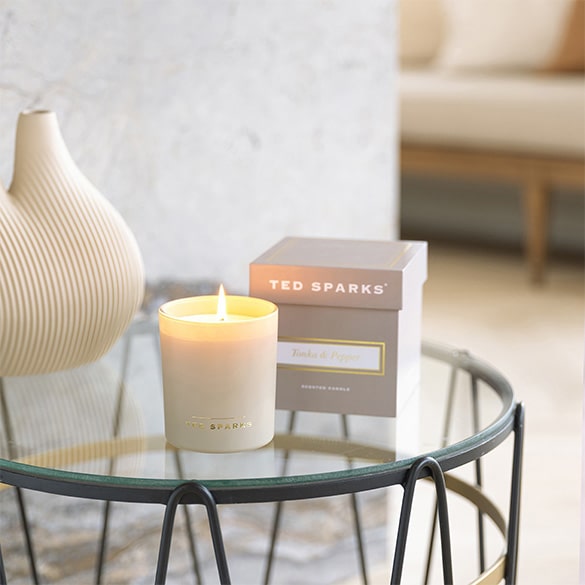 Scented Candles - Enjoy your favourite scent in the house for 60 hours with a scented candle.