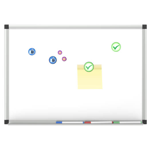 Whiteboard Magnets - Never forget an important message by attaching it to your whiteboard with a personalised magnet.