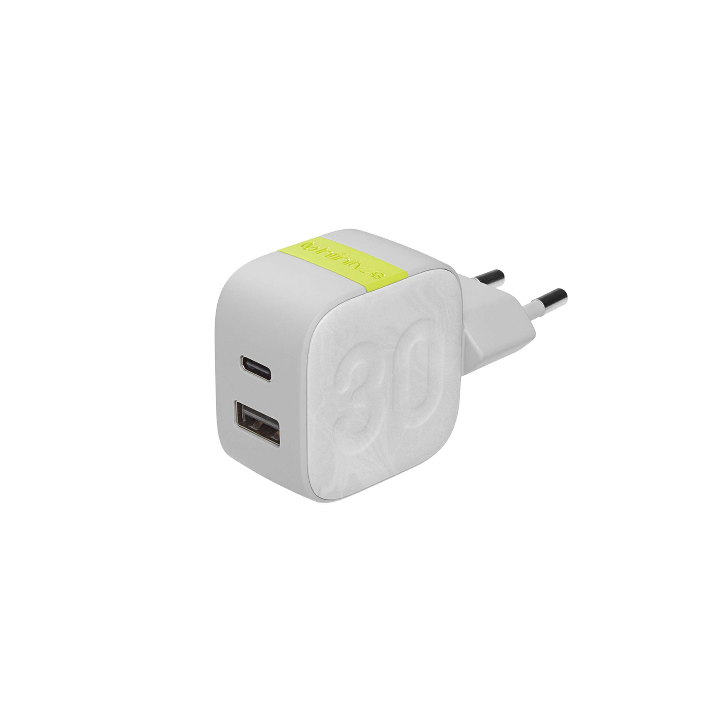 InfinityLab Instant Charger 30W 2USB - Personalisation with a full colour print and sleeve