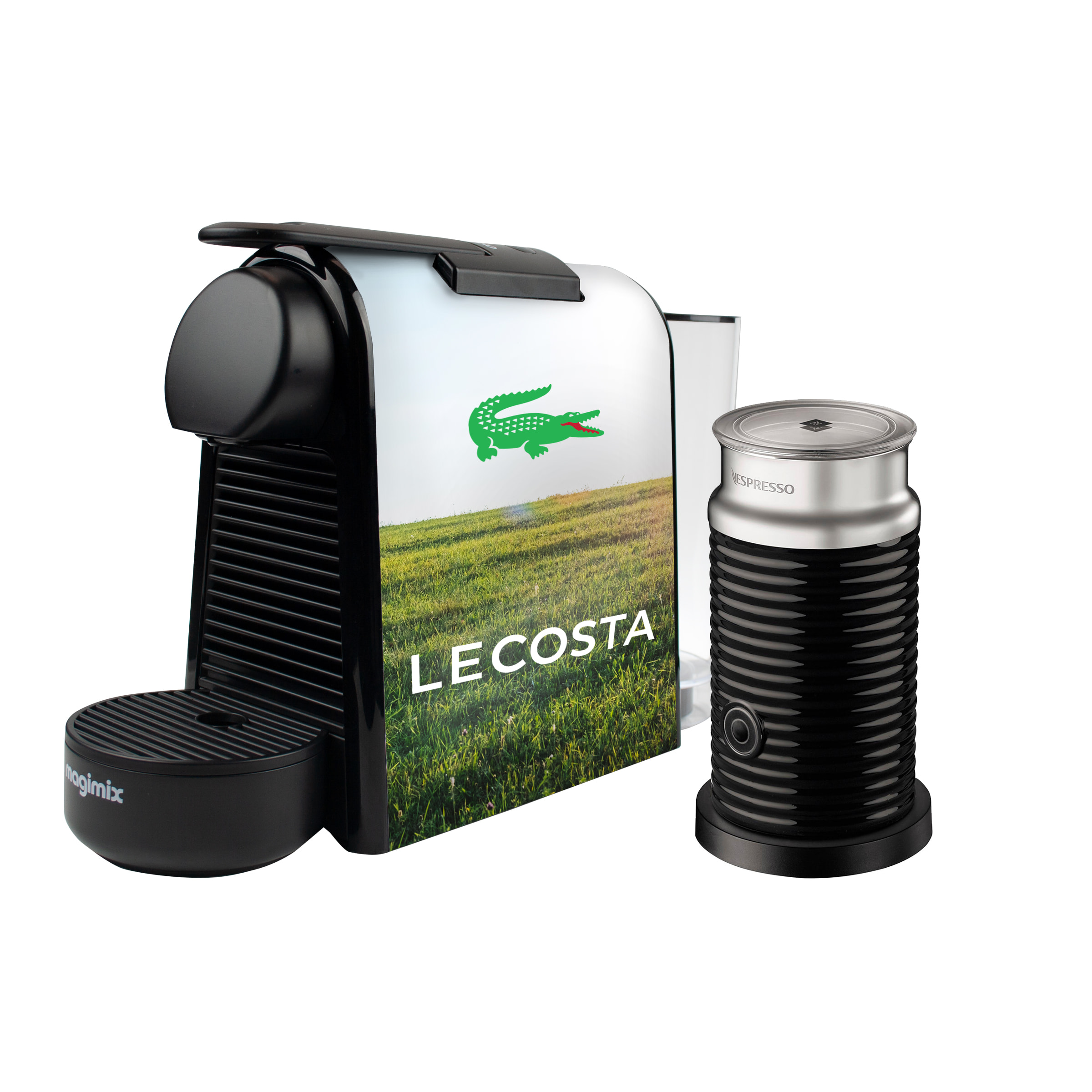 Magimix Nespresso Essenza Mini + Aeroccinno Black
